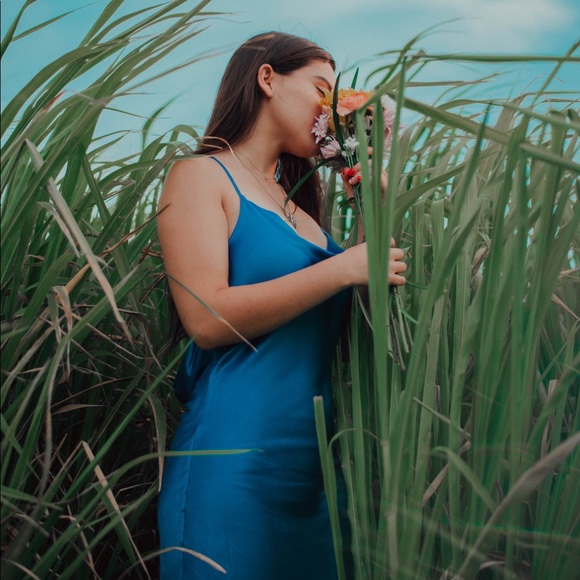 ✨ Rat & Boa Azure blue purple dress - Picture 4 of 10